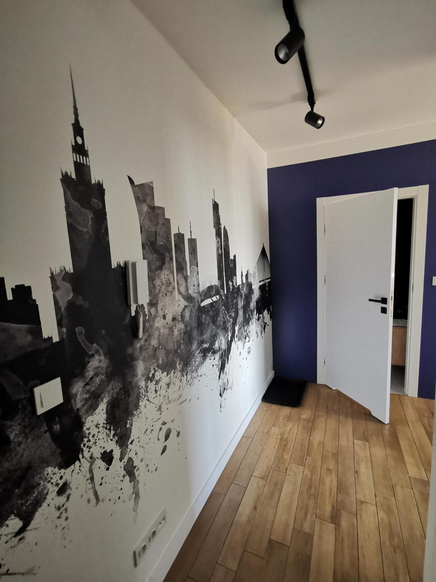 Wola Blue Modern Apartment Warsaw Exterior photo
